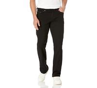 True Religion Men's Ricky Flap Sn 32 Inseam Jeans, Body Rinse Black, 30