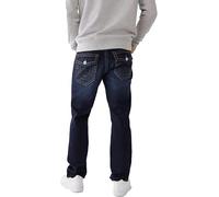 True Religion Men's Ricky Straight Leg Jeans, Dark Wash Muddy Waters, 42W x 32L