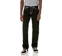 True Religion Men's Ricky Super T Straight Leg Jean, 2sb Body Rinse Black, 28