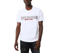 True Religion Mens T Shirts Short Sleeve Soft Summer Crew Neck Tee - White Cotton - Size 3XL