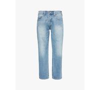 True Religion Mens True Religion Bobby Five-Pockets Straight-Leg Relaxed-Fit Stretch-Denim Jeans Brilliant Med Wash 33