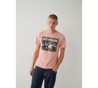True Religion Mens Vintage Logo T Shirt Coral CORAL M
