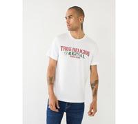 True Religion Mens White True Logo T-Shirt