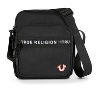 True Religion Small Crossbody Bags for Women and Men - Anti Theft Adjustable Strap Nylon Cross Body Purse for Wallet, Black, One Size, Classic