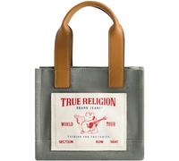 True Religion Tote Bag, Women's Mini Travel Shoulder Purse Handbag with Adjustable Strap, Sage