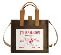True Religion Tote Women's Medium Travel Shoulder Bag with Adjustable Strap Olive