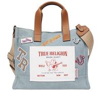 True Religion True Religion Andy Multi Patch Women's Medium Bag, Denim, 10H X 12.5W X 6D