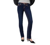 True Religion Women's Billie Mid Rise Straight Leg Jean, Minimal Abrasion, 29W