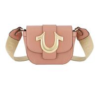 True Religion Women's Crossbody Bag, Mini Flap Adjustable Shoulder Handbag with Horseshoe Logo, Berry