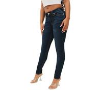 True Religion Women's Halle Mid Rise Super Skinny, Indigo Upgrade, 26