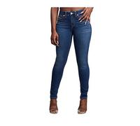 True Religion Women's Jennie Mid Rise Curvy Fit Skinny Ankle Jean, Dreamcatcher, 28