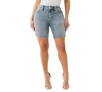 True Religion Women's Riley Mr Bermuda Slit Flap Big T, Sunset Beach, 28 Short