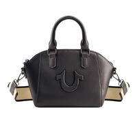 True Religion Women's Satchel Bag, Small Crossbody Purse Handbag with Adjustable Removable Shoulder Strap, Black