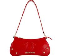 True Religion Unisex's Women's Shoulder Bag Purse, Mini Travel Handbag with Horseshoe Logo, Red