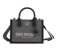 True Religion Women's Tote Bag, Medium Travel Purse Handbag with Adjustable Shoulder Strap and Horseshoe Logo, Light Grey, Women's Tote Bag, Medium Travel Purse Handbag With Adjustable Shoulder Strap