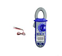 True RMS Clamp Multimeter Digital Auto Range AC DC Voltage Amp Meter NCV Tester LED Flashlight for Home Wiring Checks 195x48mm