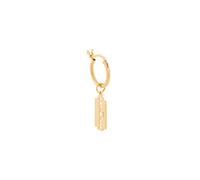 True Rocks razor hoop earring - Gold One Size