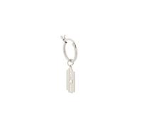 True Rocks razor hoop earring - Silver One Size