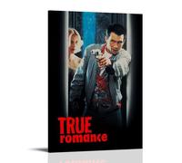 True Romance (1993) Vintage Classic Movie Posters Wall Art For Enhance Your Room Aesthetic Picture Canvas Print 08x12inch(20x30cm) Frame