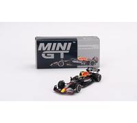 True Scale Miniatures Model Car Compatible with F1 Red Bull Racing RB18#11 Sergio Pérez 2022 Abu Dhabi Grand Prix 3rd Place Limited Edition 1/64 Diecast Model Car MGT00538