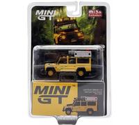 True Scale Miniatures Model Car Compatible with Land Rover Defender 110 1989 Camel Trophy Amazon Team Japan 1/64 Diecast Model Car Mini GT MGT00751