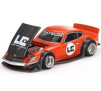 True Scale Miniatures Model Car Compatible with Nissan Fairlady Z Kaido GT “Orange Bang” Larry Chen V1 Limited Edition 1/64 Diecast Model Car Kaido House KHMG100