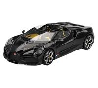True Scale Miniatures TSM430821 Bugatt W16 Mistral Black - Scale 1/43 - Model Car
