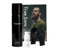 True Sons Hair Dye Foam for Men - Natural Look- Effortless Multi-Use Dye Kit with Instant Color Booster Applicator Ammonia-Free Formula Simpler Ha