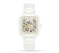 Rado True Square Automatic Open Heart Ceramic Watch