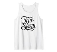 True Story Christmas Nativity Calligraphy Tank Top