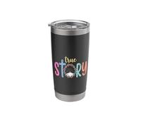 True Story Cross Jesus Easter Day Christian Stainless Steel Insulated Tumbler