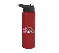True Story Cross Jesus Easter Day Christian Stainless Steel Insulated Water Bottle