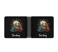True Story Custom Bifold Wallet for Men Women