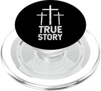True Story Easter Is About Jesus Religious Easter PopSockets PopGrip for MagSafe