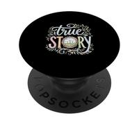 True Story Three Crosses Christian Faith Watercolor Easter PopSockets Adhesive PopGrip