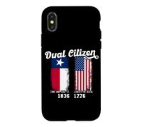 True Texan Dual Citizen Patriot Love Texas And America Case for iPhone X/XS