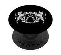 True Texan Skull Western Cowboy Pistols Design PopSockets Adhesive PopGrip
