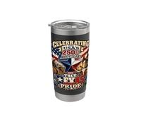 True Texas Pride U.S.A. 250th Anniversary Stainless Steel Insulated Tumbler