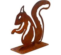 True To Nature Steel Animal Rusty Effect Squirrel