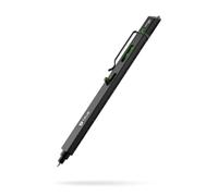 True Utility Scrybe Bolt Pen - 8-in-1 Multi-Tool Ballpoint Pen | Tungsten Steel Tip, Glass Breaker, Screwdriver Bit, Ruler & Bubble Level - EDC Tactical Pen, Anodised Aluminium Body