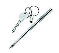 True Utility TelePen - Telescopic Stainless Steel Keyring Pen | Extends to 115mm | 3 Ballpoint Refills Included | Everyday Carry EDC Pen