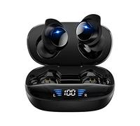 True Wireless Earbuds Bluetooth 5.3 Ear buds for iPhone Android TWS Waterproof IPX7 Earbuds in Ear Headphones for Sports Workout Running Gym Wireless Bluetooth Deep Bass Earphones with Microphone