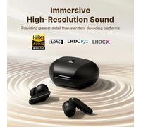 True Wireless Earbuds Edifier NeoBuds Plus Hybrid ANC -48dB Bluetooth V5.4 Hi-Res LDAC LHDC5.0 IP54 Spatial Sound Black