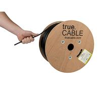 trueCABLE Cat5e Outdoor Shielded (FTP), 500ft, Waterproof Direct Burial Rated CMX, 24AWG Solid Bare Copper, 350MHz, ETL Listed, Bulk Ethernet Cable