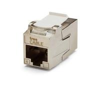 trueCABLE Cat6 Keystone Jack Coupler, Shielded (STP), PoE++ (4PPoE), UL Listed, ETL Verified, ANSI/TIA 568-2.D Cat 6 Performance Compliant, Female to Female RJ45 Couplers, 2 Pack