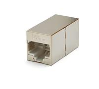 trueCABLE Cat6A Inline Coupler, Shielded (STP), PoE++ (4PPoE), UL Listed, ETL Verified, ANSI/TIA 568-2.D Cat 6A Performance Compliant, Female to Female RJ45 Couplers, 2 Pack