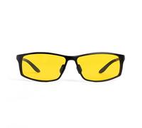 TrueDark Daylights Amber Elite Blue Light Blocking Glasses to Reduce Eye Strain and UV Glare for Increased Energy - Men & Women, Computer Screen, Gaming, TV, Phone - by Dave Asprey