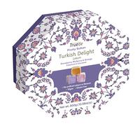 Truede Fruity Sultan coated with Coconut Turkish Delight (300g) - Hand-Made, Dusted Strawberry, Mulberry & Orange Turkish Delight