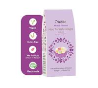 Truede Mini Mixed Flavour Turkish Delight (150g) - Hand-Made, Dusted Rose, Lemon and Mint Mini Turkish Delight