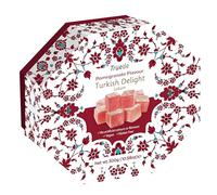 Truede Pomegranate Turkish Delight (300g) - Hand-Made, Dusted Pomegranate Flavour Turkish Delight